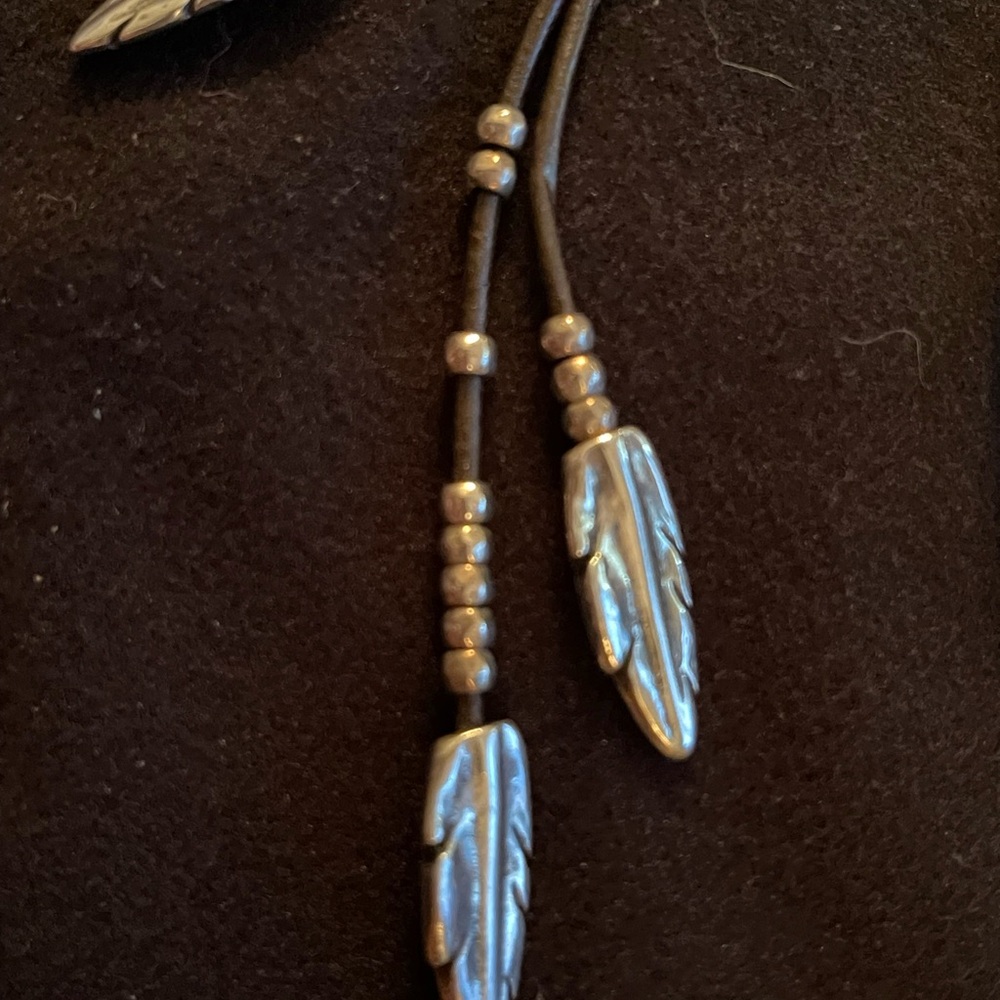 Uno de 50 silver and brown leather choker - Picture 5 of 6